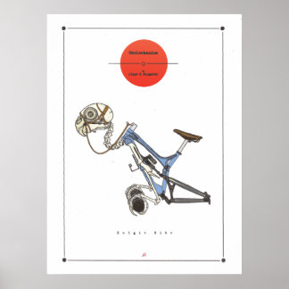 Póster Budgie Bike