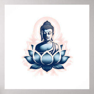 Póster Budismo Buda Zen Espiritualidad Paz