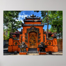 Budismo de la Puerta del Templo Destino de Viaje I