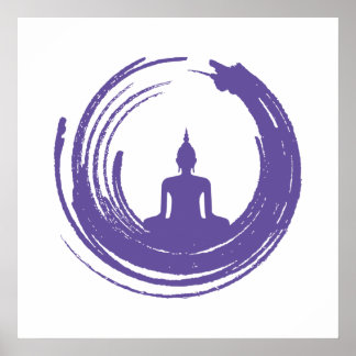 Póster Budismo Ensō Budismo Espiritualidad Zen