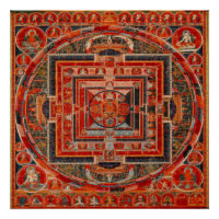 Budismo tibetano Mandala de las formas de Manjushr