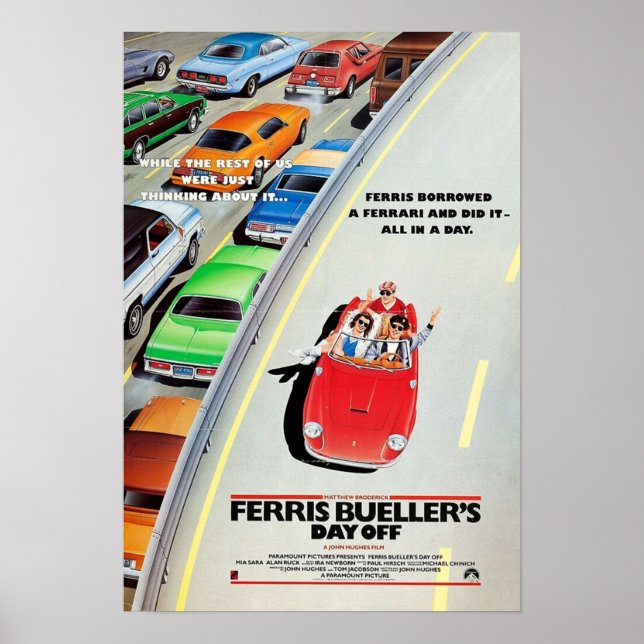 Póster Buellers Ferris (Frente)