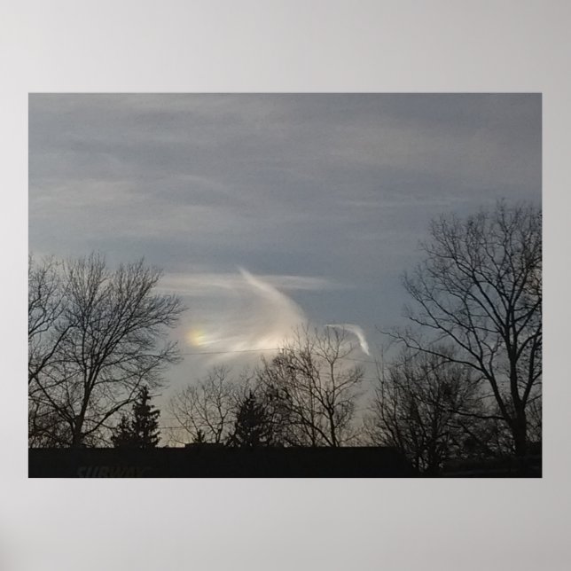 Póster BUEN ANGEL DEL VIERNES EN EL poster DEL CIELO (Frente)