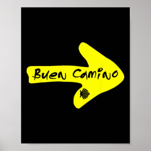 Póster Buen Camino De Santiago Compostela España St James