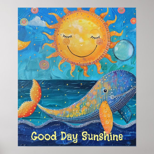 Póster Buen día Poster Sunshine (Frente)
