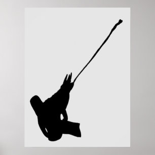 Póster ¡Buen tiro! Silhouette Chameleon de Jackson
