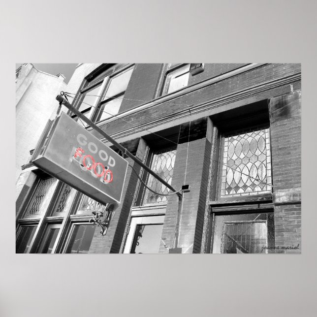 Póster Buena comida (Frente)