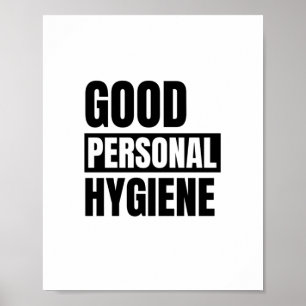 Póster Buena higiene personal