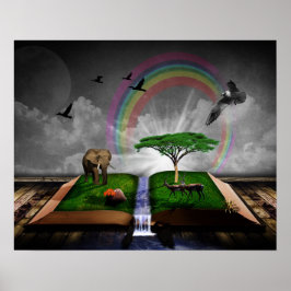 Póster BUENA LECTURA POSTERS: Leyendo maravillas