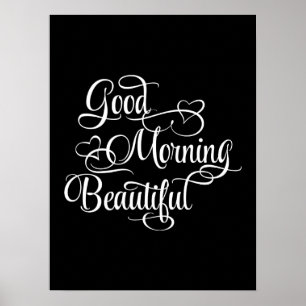 Póster Buena mañana hermosa - poster inspirador