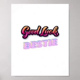Póster Buena suerte Bestie