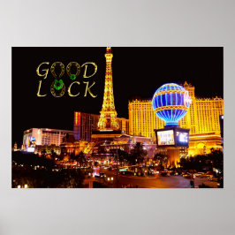 Póster Buena suerte en Las Vegas.