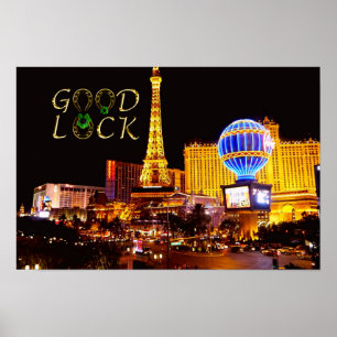 Póster Buena suerte en Las Vegas.