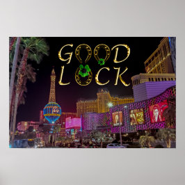 Póster Buena suerte en Vegas.