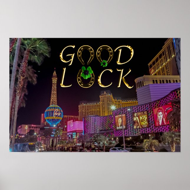 Póster Buena suerte en Vegas. (Frente)