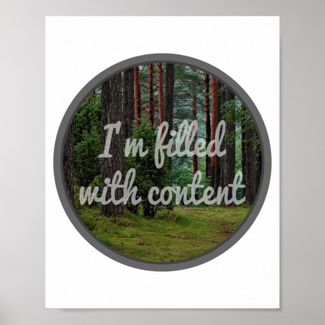 Póster buenas citas de vibraciones sobre la vida para ins (Frente)