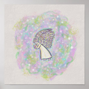 Póster Buenas Cosas Guardian Angel Art Print Poster