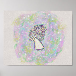 Póster Buenas Cosas Guardian Angel Art Print Poster