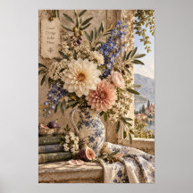 Buenas Cosas Toman Tiempo Wa de Estilo Floral Vint