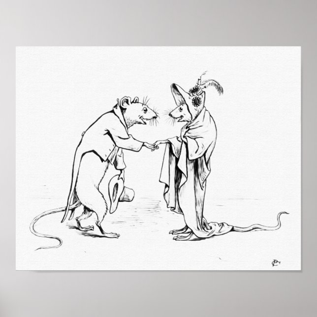 Póster Buenas noches a los ratones (Frente)