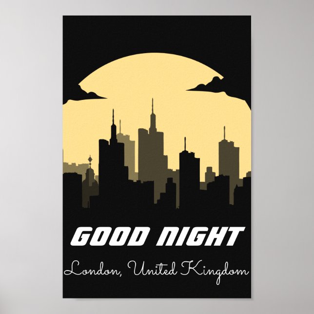 Póster Buenas noches poster (Frente)