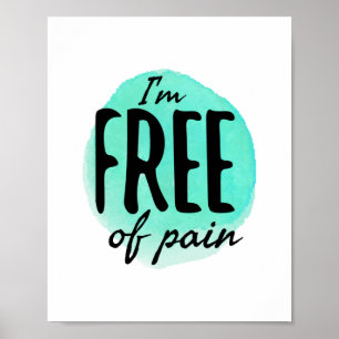 Póster buenas vibraciones motivacionales para los trabaja