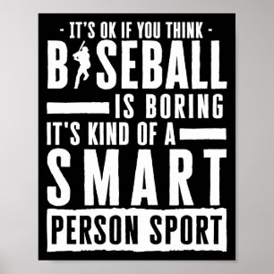 Póster Bueno Si Crees Que El Béisbol Es Aburrido Persona 