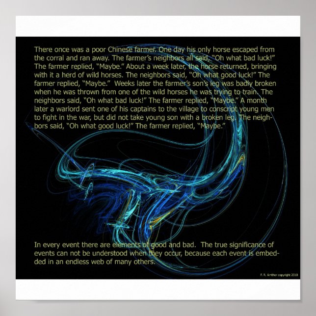 Póster Bueno y malo (Frente)