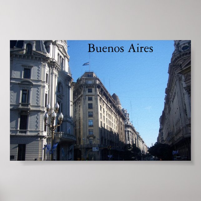 Póster Buenos Aires, Argentina (Frente)