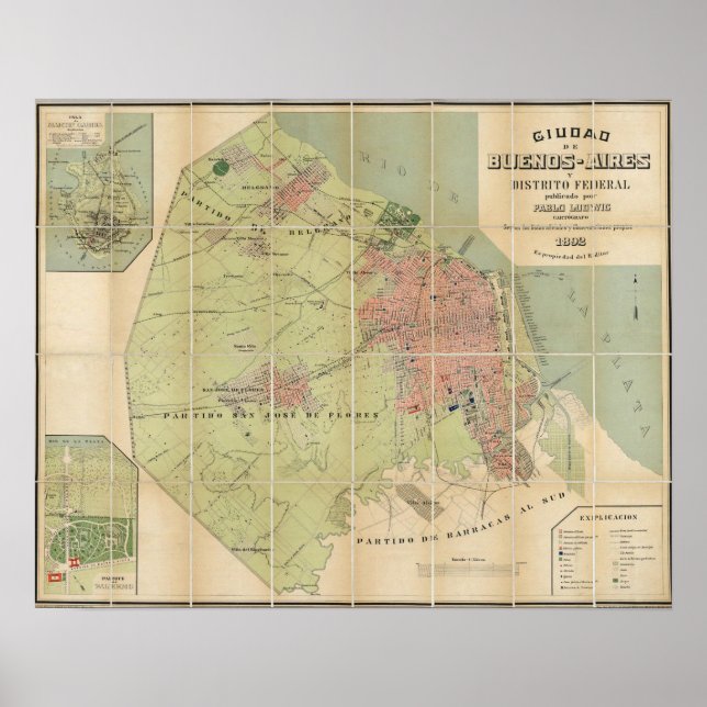 Póster Buenos Aires Argentina (Frente)