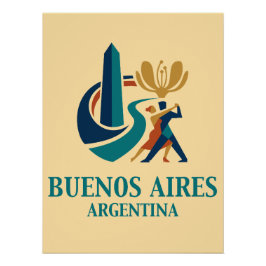 Póster Buenos Aires Argentina