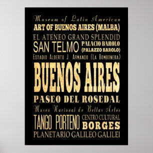 Póster Buenos Aires Argentina