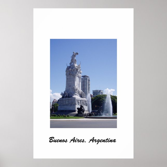 Póster Buenos Aires, Argentina Poster (Frente)