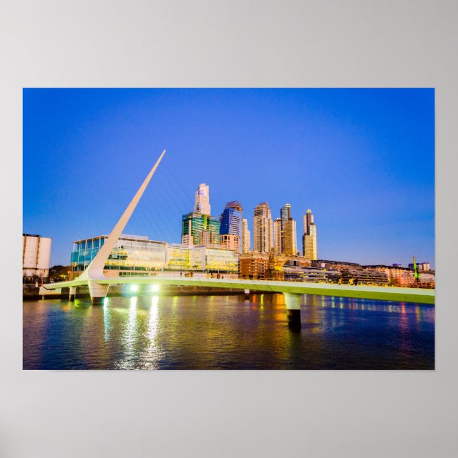 Póster Buenos Aires de noche (Frente)