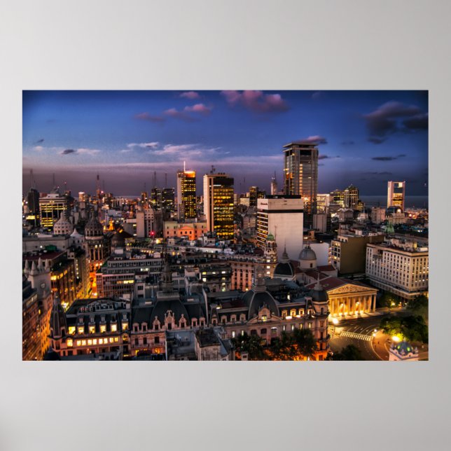 Póster Buenos Aires Desde La Legislatura V (Frente)