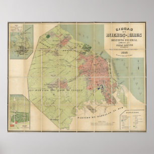Póster Buenos Aires la Argentina