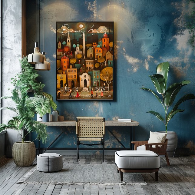 Póster Buenos Aires: Paris of South America - Whimsical (Subido por el creador)