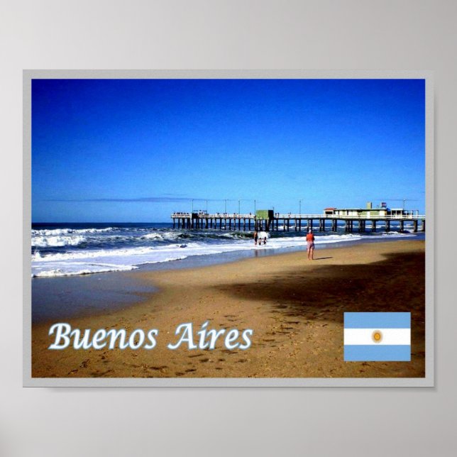 Póster Buenos Aires - Pinamar (Frente)