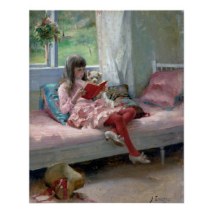 Póster Buenos Amigos por Albert Edelfelt 1881