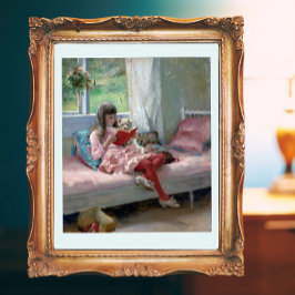 Póster Buenos amigos por Albert Edelfelt 1881