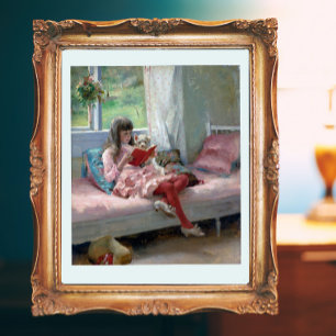 Póster Buenos amigos por Albert Edelfelt 1881