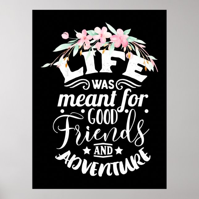 Póster Buenos Amigos Y Aventura (Frente)