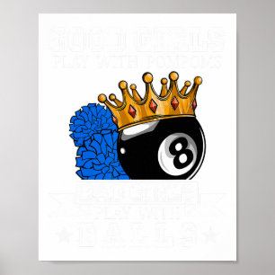 Póster Buenos Chicas D Chicas Pool Jugador Funny Billiard