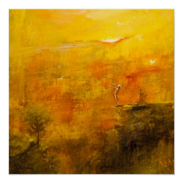 Póster Buenos días Bessings from Marene Originals. (Anverso)