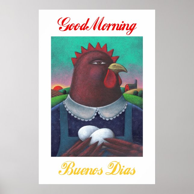 Póster Buenos días/Buenos días (Frente)