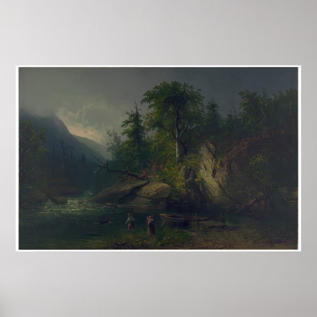 Póster Buenos días en los Adirondacks (Frente)