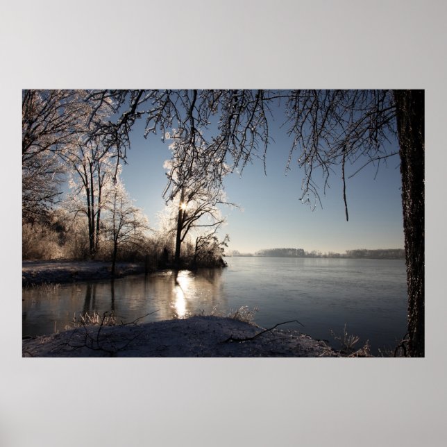 Póster Buenos días, hielo (Frente)