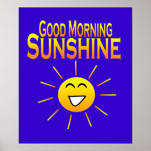 Póster Buenos días Sunshine