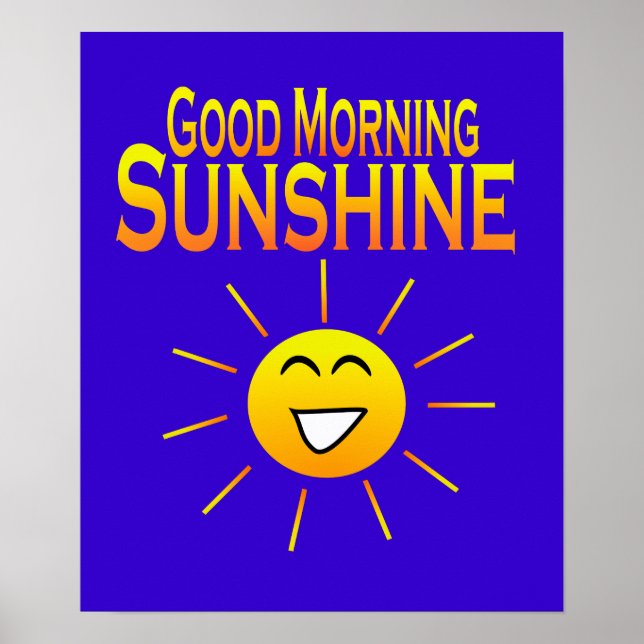 Póster Buenos días Sunshine (Frente)
