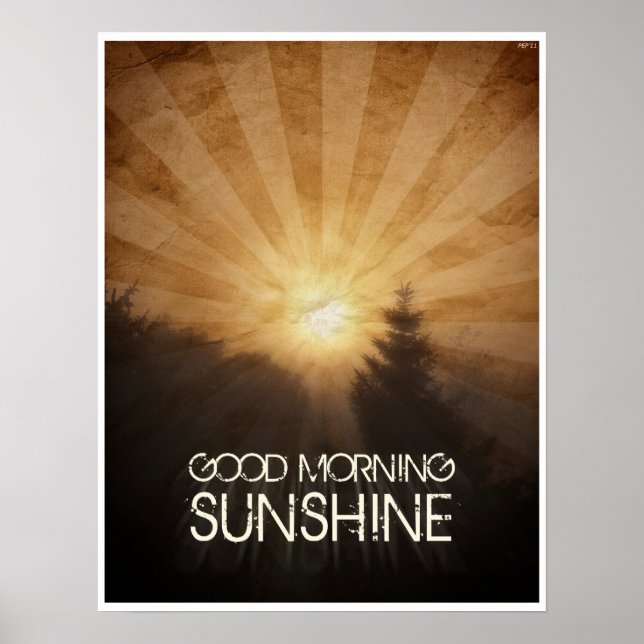 Póster Buenos días Sunshine (Frente)